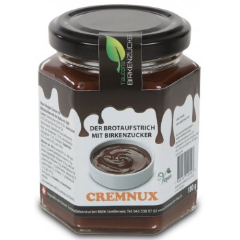 Xylit Chocolate Spread Cremnux Hazelnuts - Nougat No Added Sugar, 180g