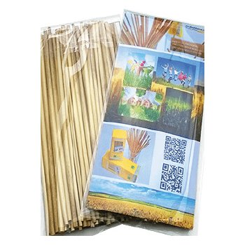 Organic Drinking Straws without plastic PLA Bag 15cm, 50 pcs