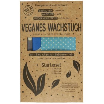 Vegan Wax Cloth (Oil Cloth) Starter Set