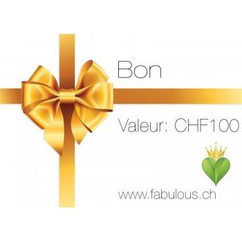 100.- Gift Voucher for fabulous! Vegan Shop Switzerland