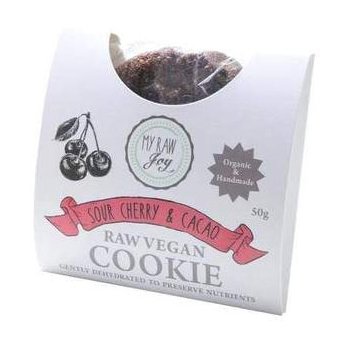 Cookie Raw Sour Cherry & Cacao Organic, 50g