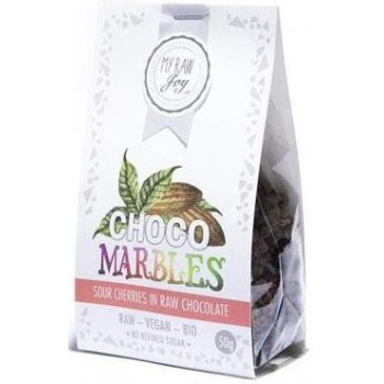 Nibble Fruits Choco Marbles Sour Cheeries Raw Organic, 50g