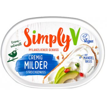 Simply V Alternative to Spread Cheese CREAMY-MILDE, 150g