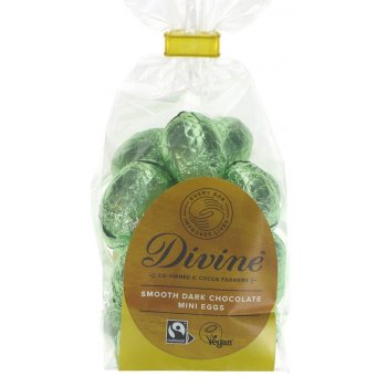 Mini Vegan Easter Eggs Divine Dark Chocolate Fairtrade, 152g