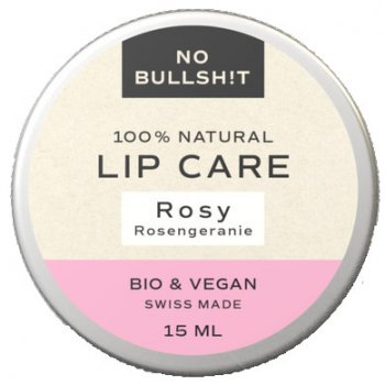 Lip Balm Lip Care Rosy No Bullsh!t #plasticfree, 15ml