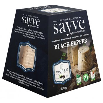Sayve VEGRAN Black Pepper by Emanuele Di Biase Organic , 400g