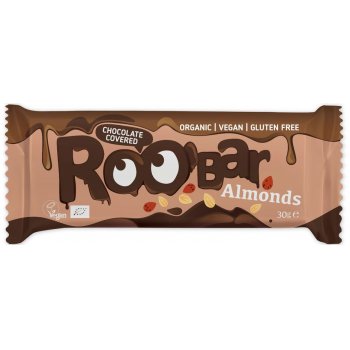 Roobar Chocolate Covered Almond Organic, 30g