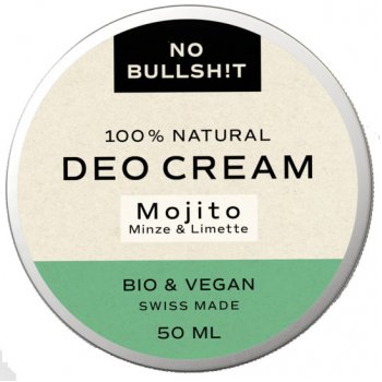 Deo Cream Mojito No Bullsh!t #plasticfree, 50ml