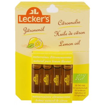 Lecker's Lemon Oil Organic, 4x2ml