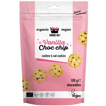KOOKIE CAT Vanilla Choc Chip Shareables Organic, 100g