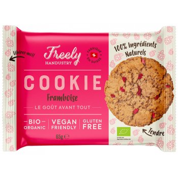 Freely Vegan Cookie Rasberry Gluten Free Organic, 65g