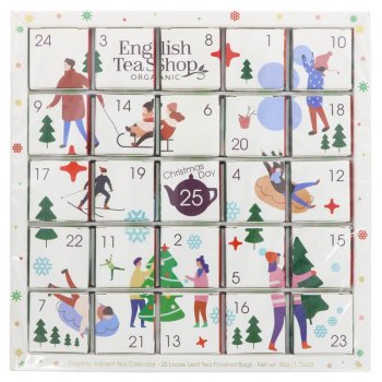 Advent Calendar Vegan 2022 English Tea Shop Puzzle Organic, 25 Bags