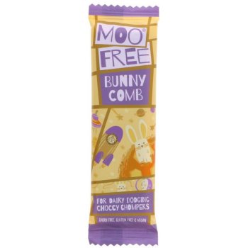 Moo Free Bunnycomb Chocolate Bar Vegan Gluten Free, 20g