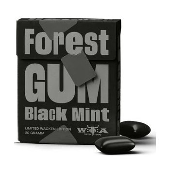 Xylitol Chewing Gum Black Mint Forest Gum, 20g