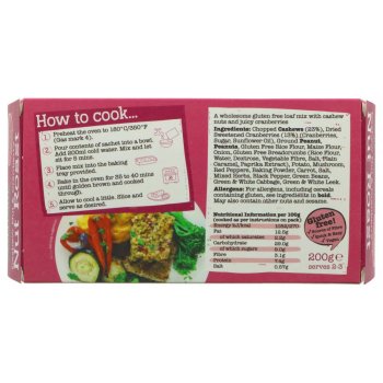 Vegan Nut Roast - Cashew & Cranberry, 200g