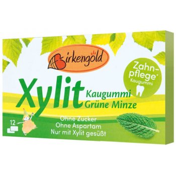 Xylitol Chewing Gum Green Mint, 17g