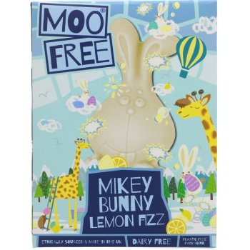 Easter Bunny White Mikey Bunny Lemon Fizz Vegan Gluten Free, 80g