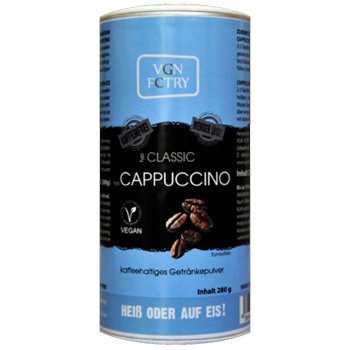 Coffee Instant Cappuccino Classic Low Sugar Caffeine Free, 280g