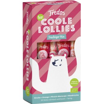 Ice Pops Lolly Fredos Cool Lollies "Fruity" Organic, 300ml