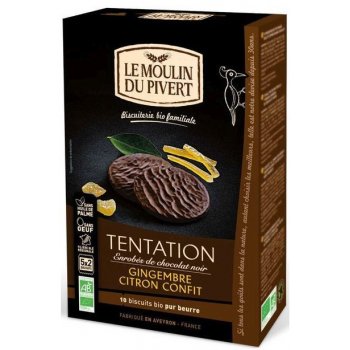 Cookies Tentation Lemon-Ginger Organic, 130g Cookies Tentation Lemon-Ginger Organic, 130g