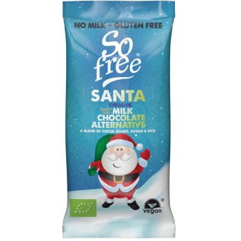 So Free Santa Bar - Vegan Alternative to Milk Chocolate Organic, 20g