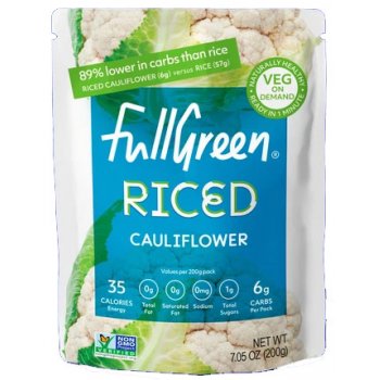 FullGreen Riced Cauliflower Low Carb Keto Vegan, 200g