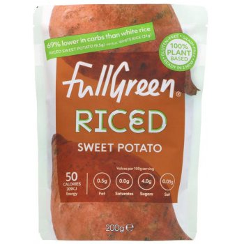 FullGreen Riced Sweet Potato Low Carb Keto Vegan, 200g