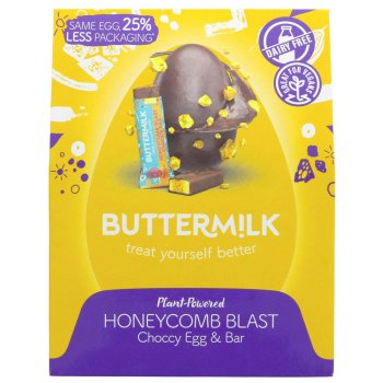 Easter Egg Vegan Buttermilk Honeycomb Blast Choccy Egg, 175g