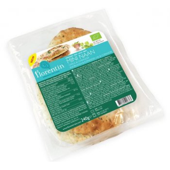 Bread Naan flatbread Mini GARLIC & CORIANDER Organic, 280g