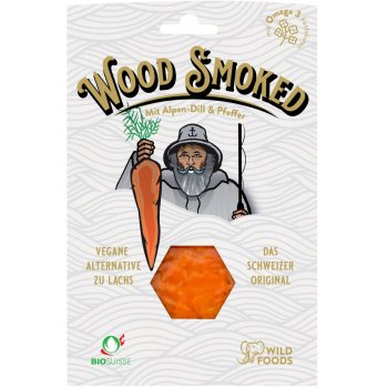 Wood Smoked Vegan Alternative to Salmon PEPPER & DILL Organic, 130g