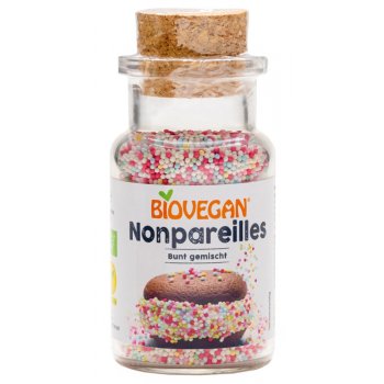 Nonpareilles - Colored Mix Glas Jar Organic, 120g