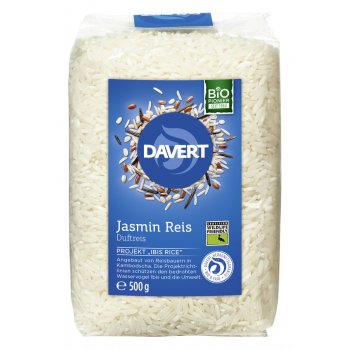Rice Jasmine White Fragrant Rice Organic, 500g