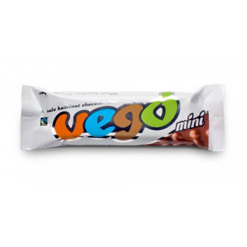 VEGO MINI Bar Chocolate with Hazelnuts Organic, 65g
