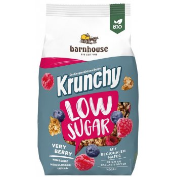 Krunchy Low Sugar VERY BERRY Bio, 375g