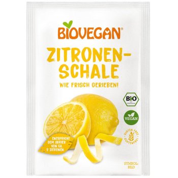 Zest de Citron Râpé Sans Gluten Bio, 9g