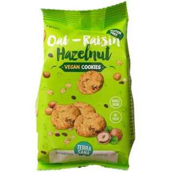 Biscuit Vegan Cookies Avoine, Raisins & Noisettes Bio, 150g