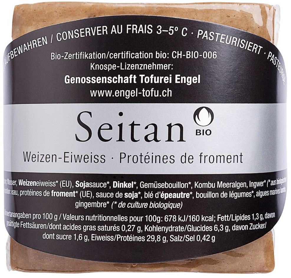 Seitan en bloc Bio, 200g