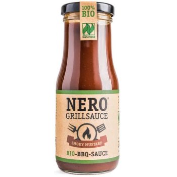*RABAIS: DLUO 30.06.23* Nero Sauce Grillade BBQ Smoky Mustard Bio, 250ml