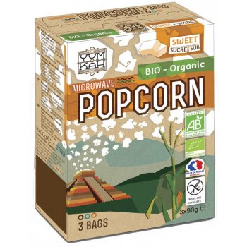 Pop-Corn Sucré pour micro-ondes Bio, 3x90g