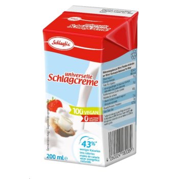 Schlagfix Crème à fouetter végetal 15% graisse, 200ml