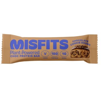 Misfits Barre protéinée chocolat pâte à biscuit, 45g