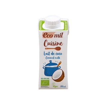 Cuisine Lait de coco sans sucres ajoutés Bio, 200ml