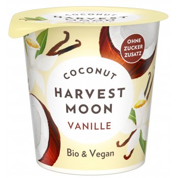 Lait de coco avec des cultures de yaourt Vanille Bio, 125g