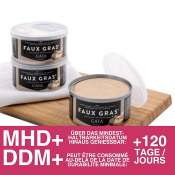 OFFRE 3pour1: Faux Gras GAIA Alternative Vegan au foie gras Bio, 125g