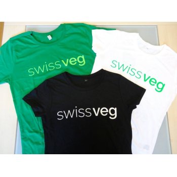 T-shirt Swissveg vert