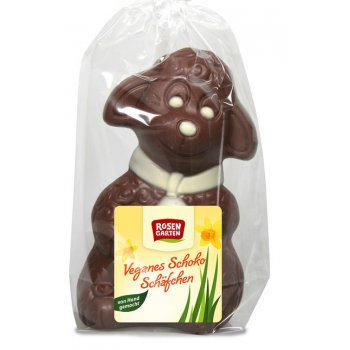 Pâques Adorable Mouton Végétalien en Chocolat Bio, 90g