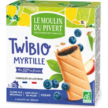 Twibio Biscuits Myrtille Bio, 150g