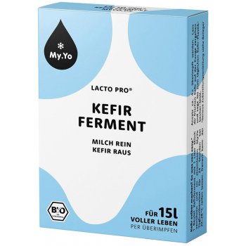MyYo KEFIR Ferment  LACTO PRO pour fabrication (3 sachet), 3x5g