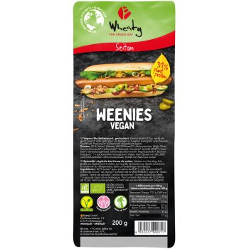 Saucisse Vegan Weenies 4 Saucisses Bio, 200g