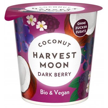 Lait de coco avec des cultures de yaourt Dark Berry Bio, 125g